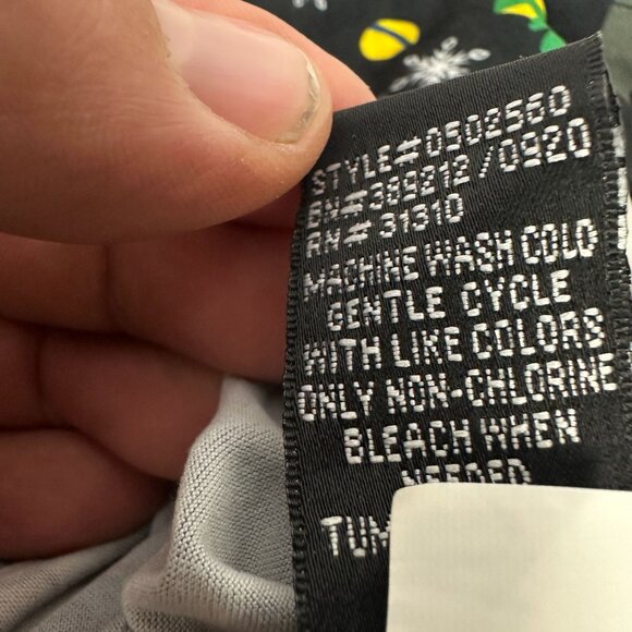 Christmas Santa Print Dress With Long Sleeves For Women Size Medium - Picture 5 of 5